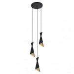 kinkiecik.pl Lampa wisząca Malia PND-85949-3 BK+GD Italux